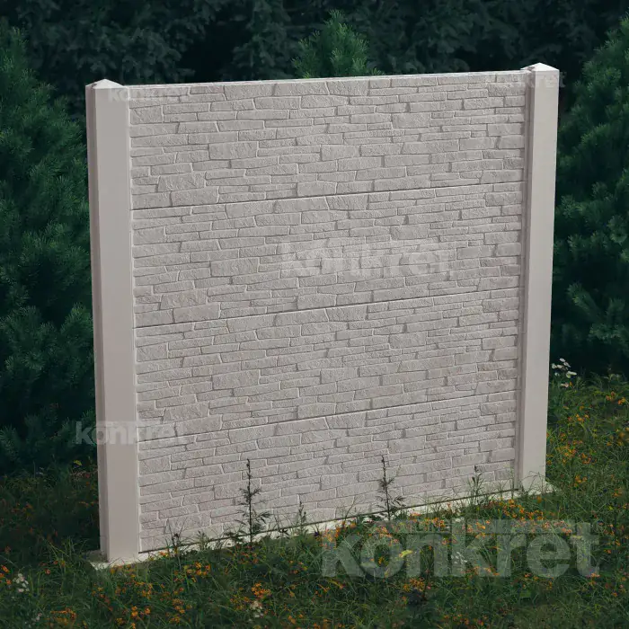 Betónový plot Stacked Stone (KT300)